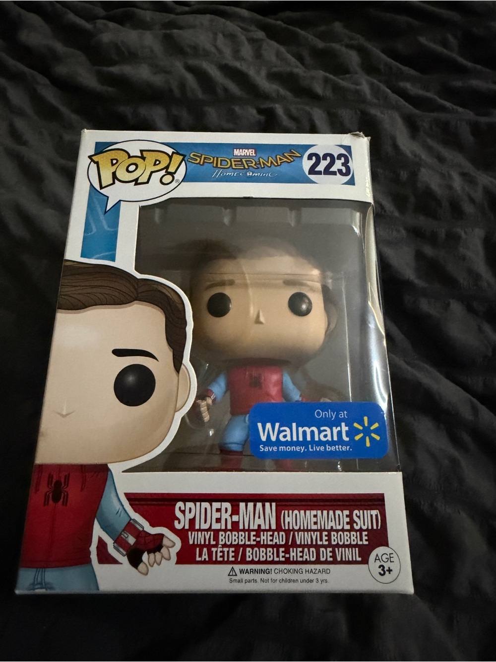 Funko Pop! Spider-Man Homemade Suit #223 Walmart Exclusive Homecoming